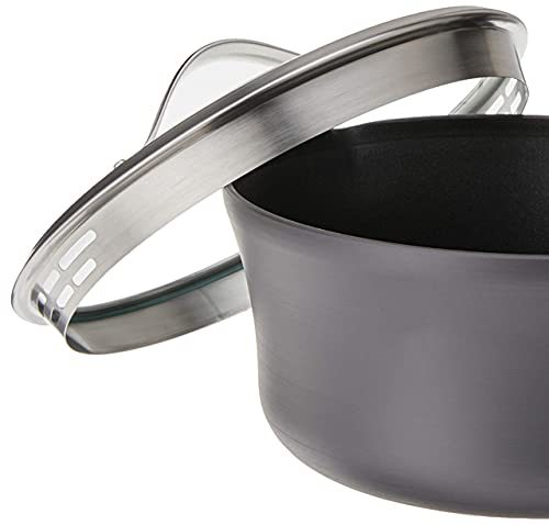 1 1/2-quart Black Hard-Anodized Aluminum Nonstick Sauce Pan E47280