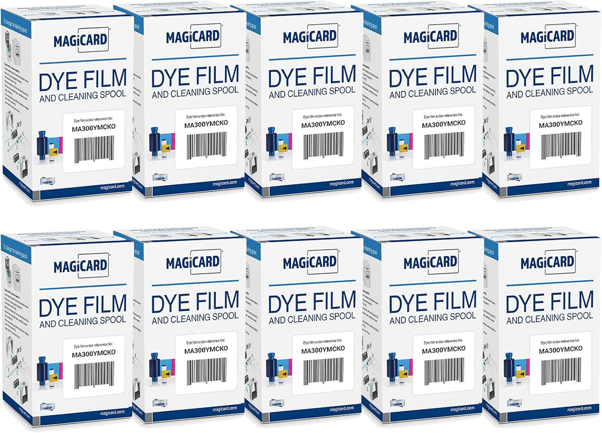 10 x Color Ribbon YMCKO 300 Prints Y6170