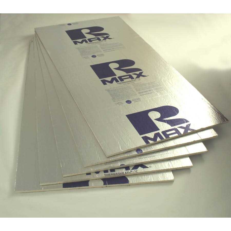 1 in. x 4 ft. x 8 ft. R-6 Polyisocyanurate Rigid Foam Insulation Board E18029