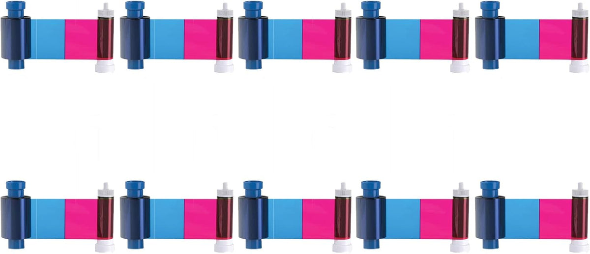 10 x Color Ribbon YMCKO 300 Prints Y6170