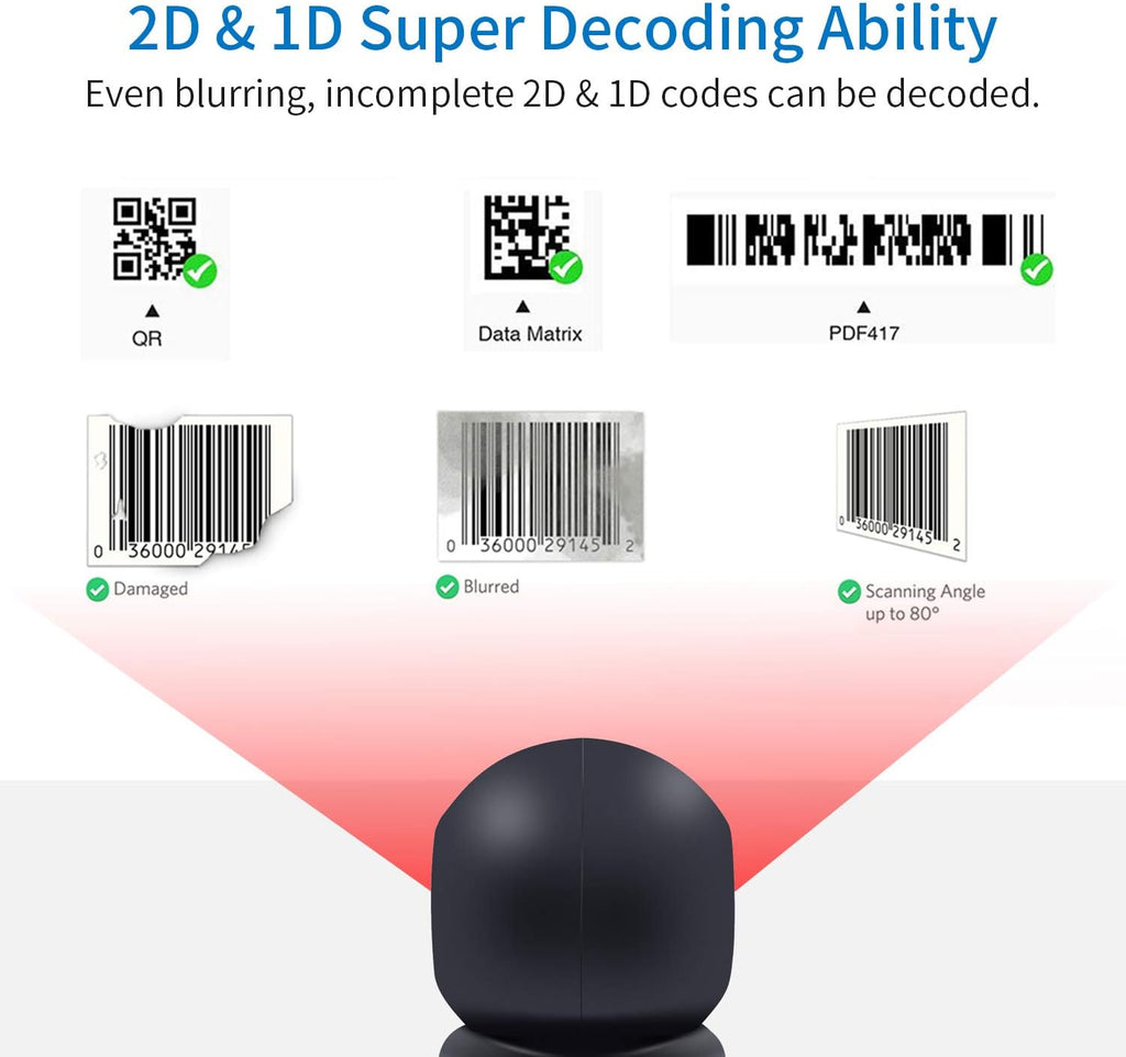 Desktop Barcode Scanner with USB O632261