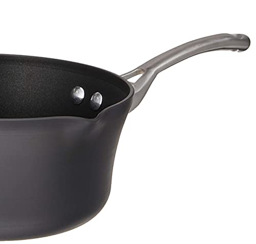 1 1/2-quart Black Hard-Anodized Aluminum Nonstick Sauce Pan E47280