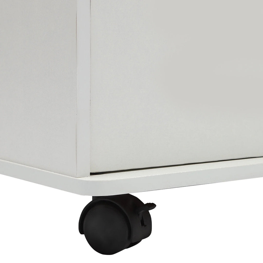 1-Drawer Vertical Filing Cabinet on Wheels with Lock E890