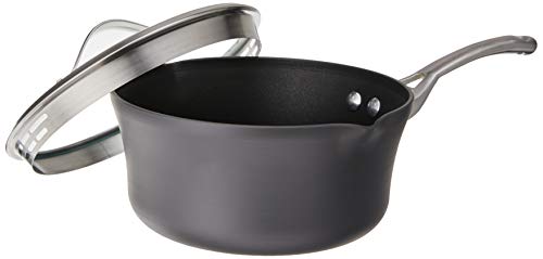 1 1/2-quart Black Hard-Anodized Aluminum Nonstick Sauce Pan E47280