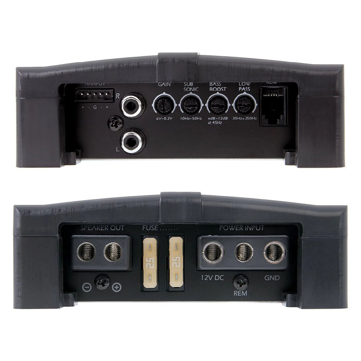 1-Channel Amplifier, 2 Ohm Stable 2,500 Watt Max G526946