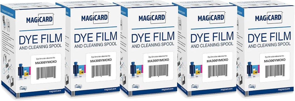 10 x Color Ribbon YMCKO 300 Prints Y6170