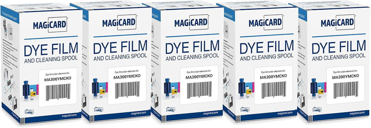10 x Color Ribbon YMCKO 300 Prints Y6170