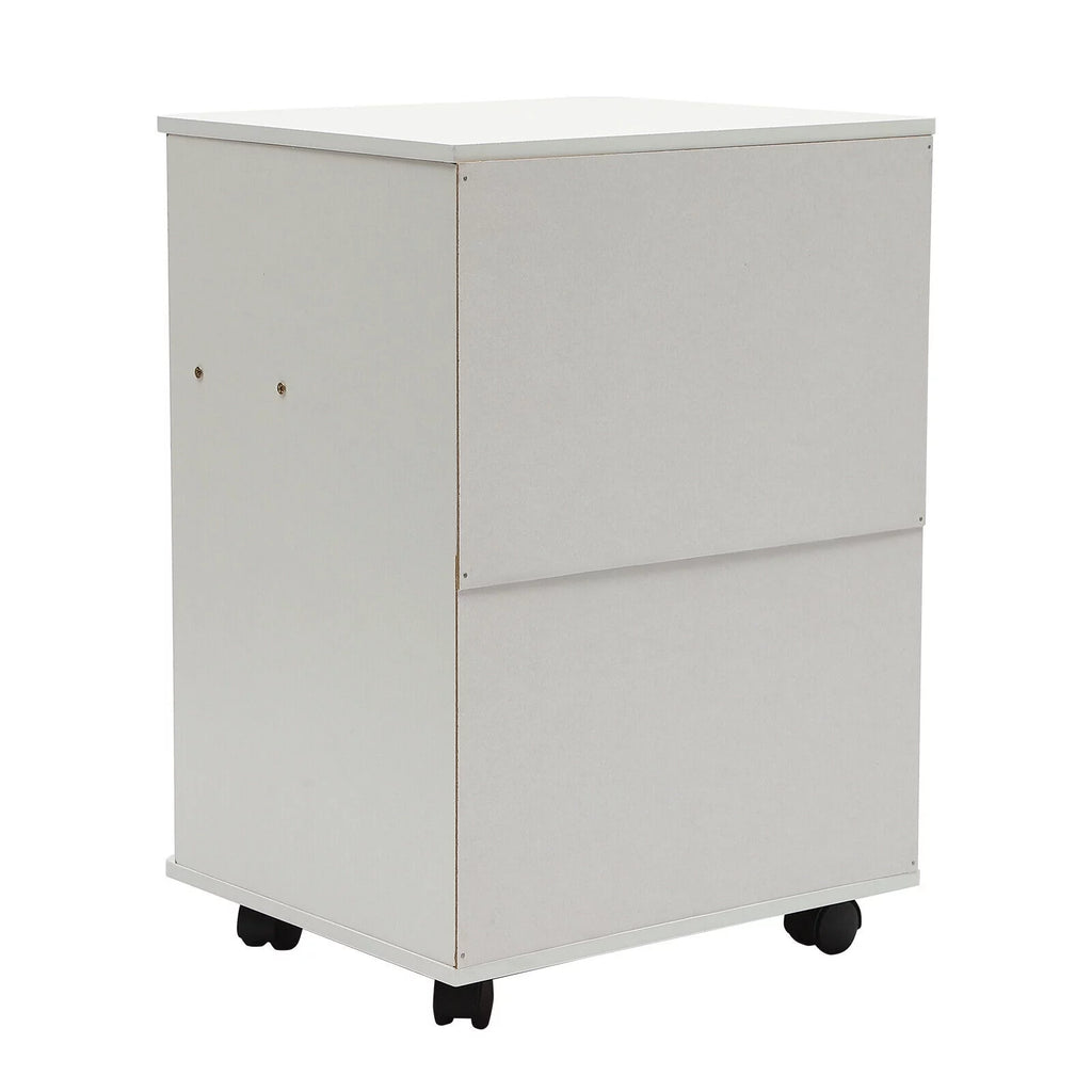 1-Drawer Vertical Filing Cabinet on Wheels with Lock E890