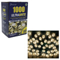 1000 Warm White Christmas Lights with Timer D616