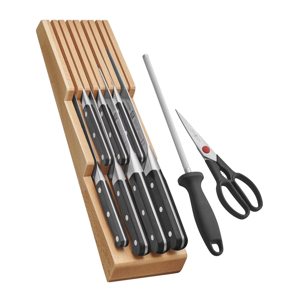 10-pc Knife Block Set with Knife Tray O466800