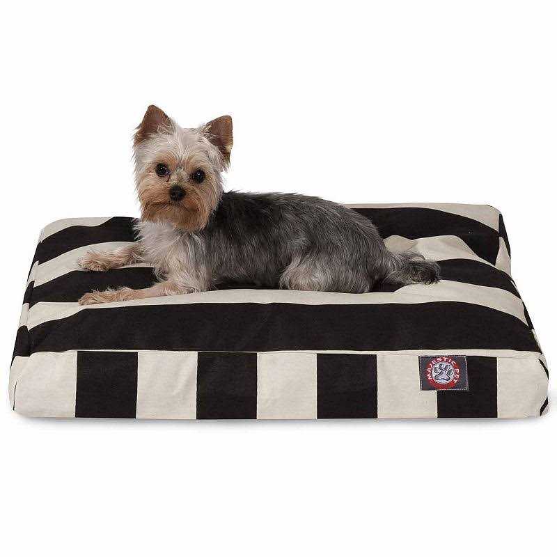 Vertical Stripe Rectangle Dog Bed Y36128