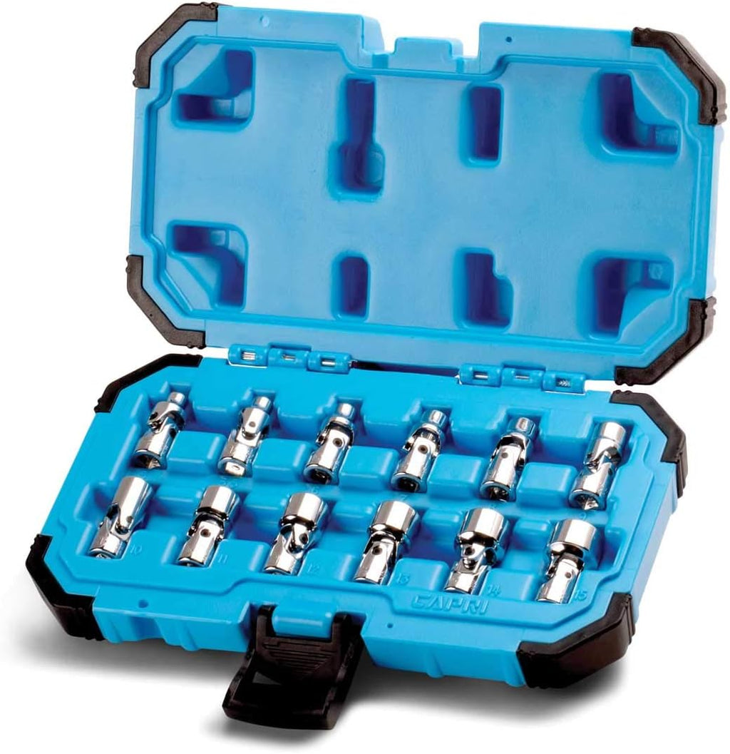 1/4 in. Drive Universal Socket Set, 5-15 mm Metric, 12-Piece Z8276