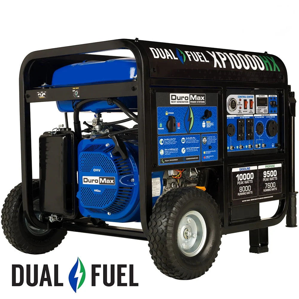 10,000 Watt Dual Fuel Portable Generator A8805