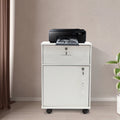 1-Drawer Vertical Filing Cabinet on Wheels with Lock E890