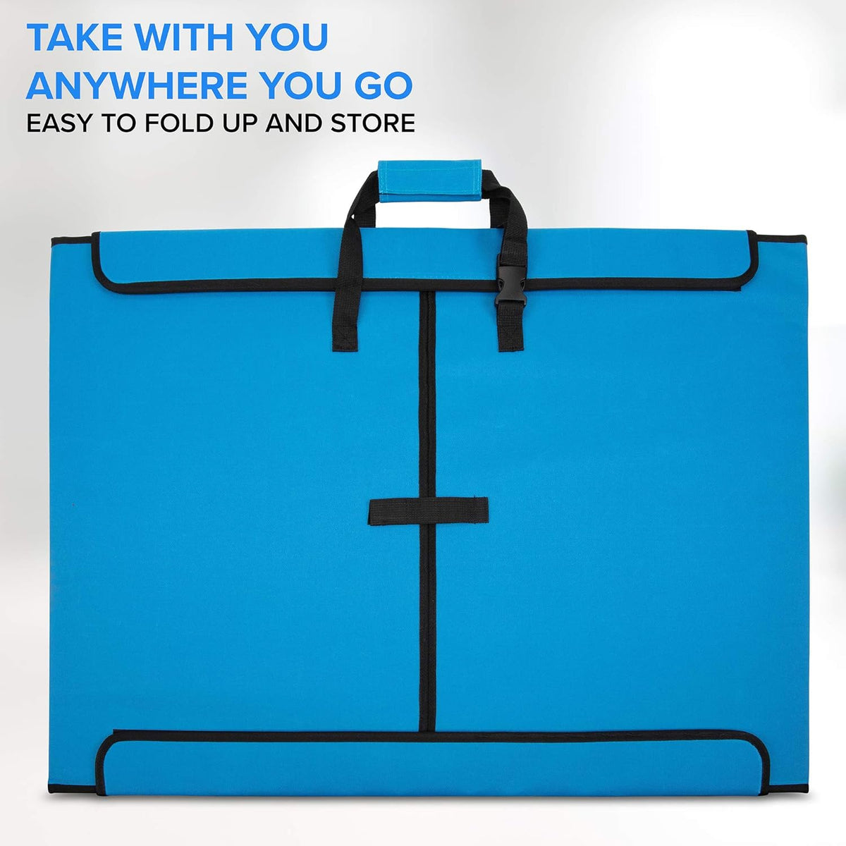 1000-Piece Jigsaw Puzzle Mat with Non-Slip Felt Surface, 2 Removable Trays, Carry Handle Pack of 2 N5381