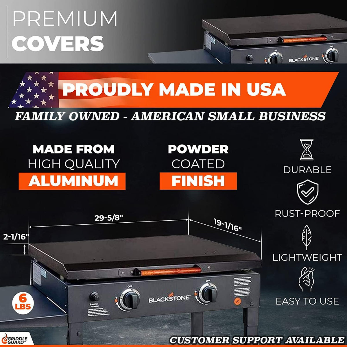 Hard Cover Lid for 28 Inch Griddle P912