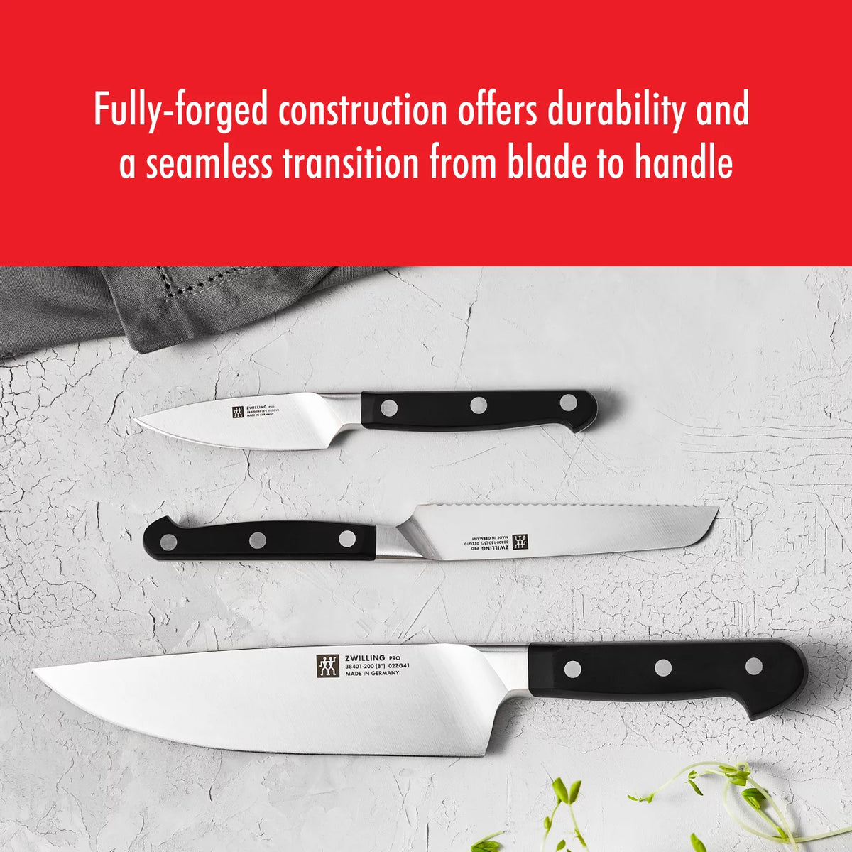 10-pc Knife Block Set with Knife Tray O466800