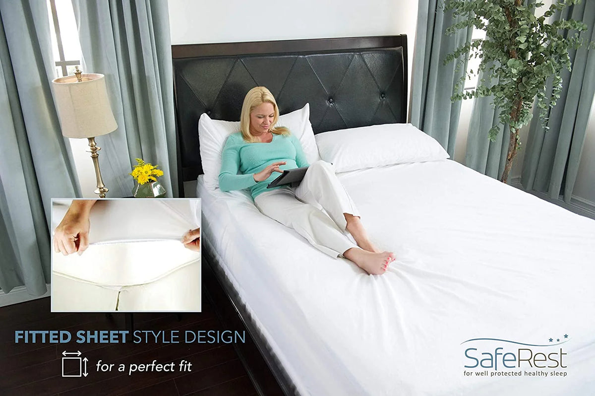 100% Waterproof Hypoallergenic Mattress Protector King V1751