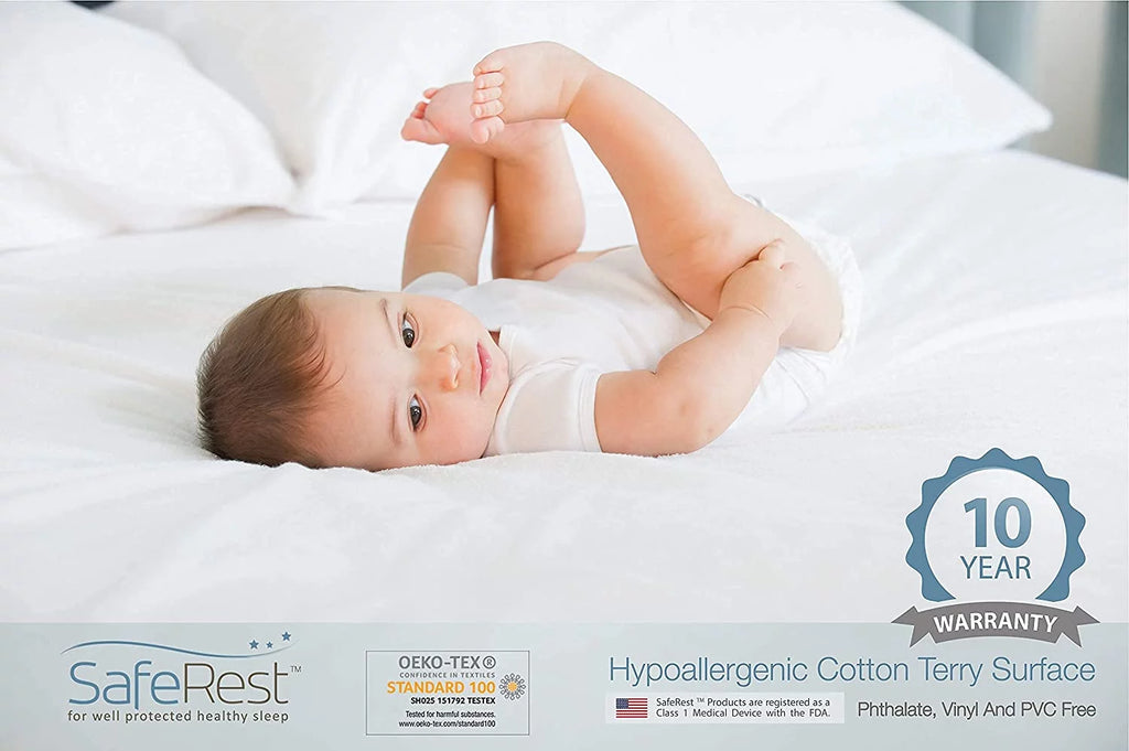 100% Waterproof Hypoallergenic Mattress Protector King V1751