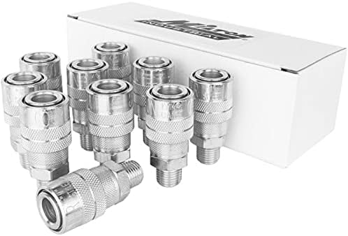 1/4" MNPT Steel Quick-Connect Coupler, Box of 10 B887596