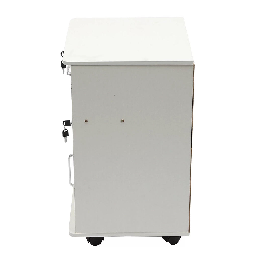 1-Drawer Vertical Filing Cabinet on Wheels with Lock E890