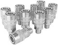 1/4" MNPT Steel Quick-Connect Coupler, Box of 10 B887596