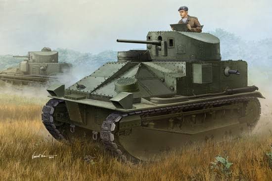 1/35 Scale Vickers Medium Tank Mk.II Model Kit H60565